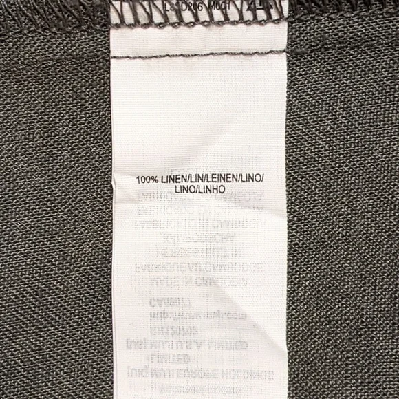 Muji Japan Women's 100% Linen Blazer - Solid Gray / Grey - Small - Picture 4 of 5